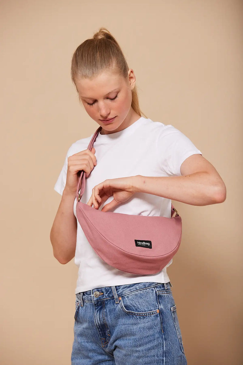 Bum bag half moon Blush pink Andrea