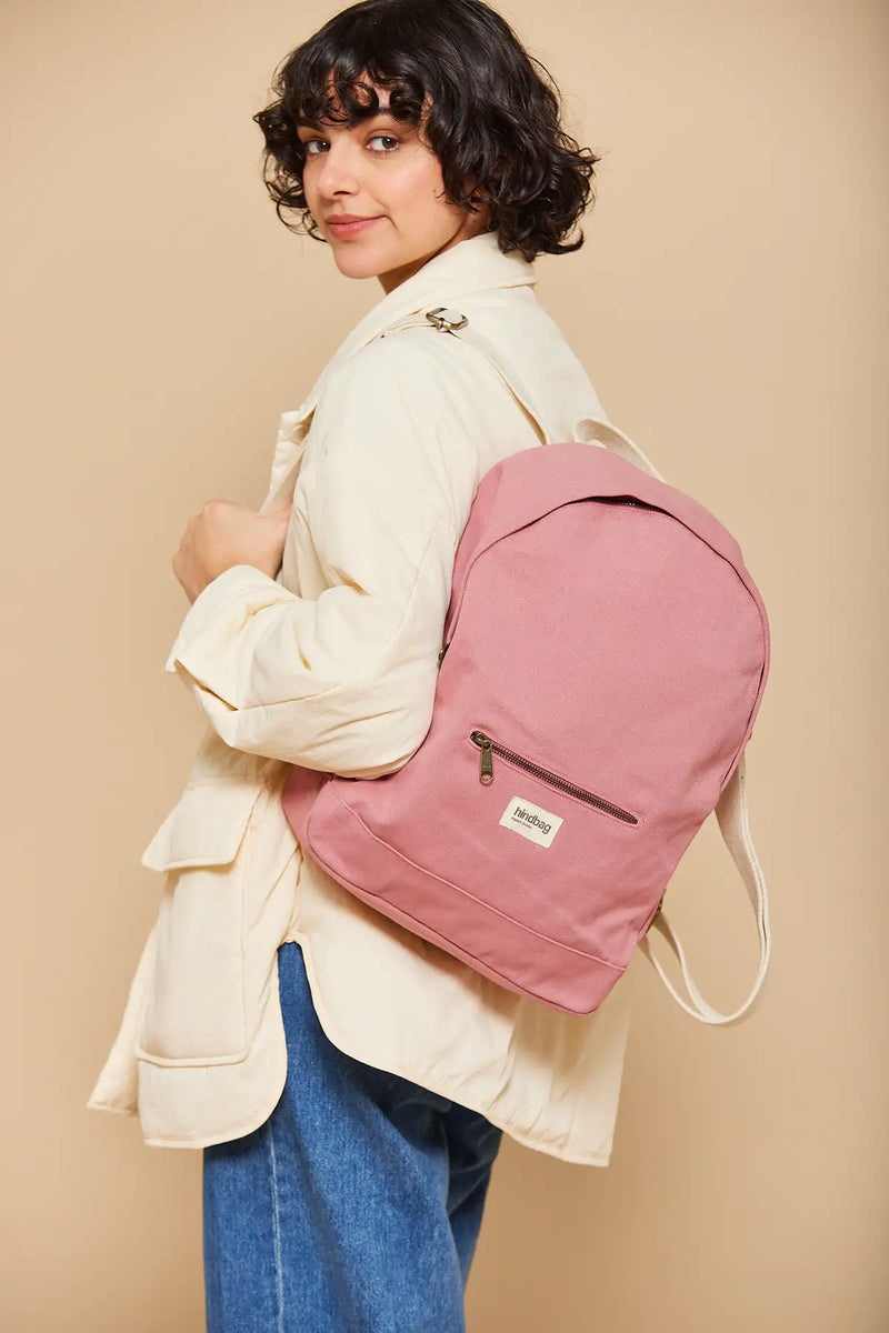 pink backpack