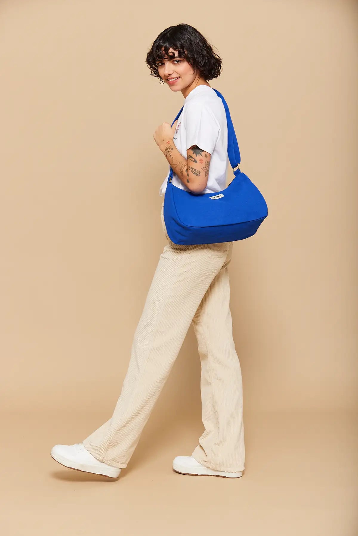 Sac bandouliere bleu clearance electrique