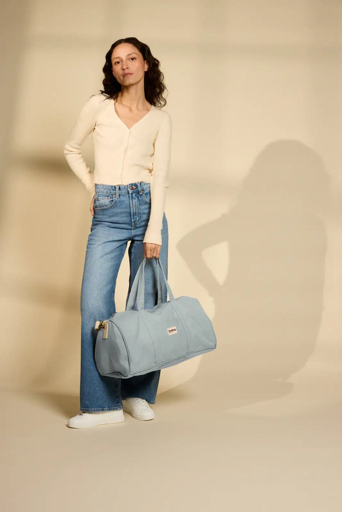 Sac week-end gabriel porté femme couleur sauge