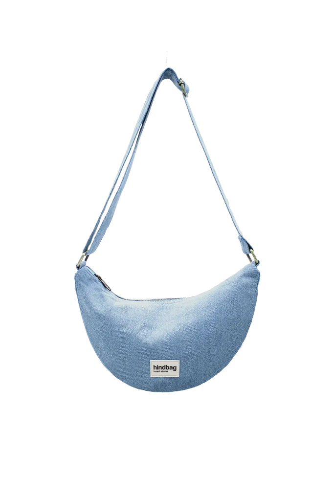 Sac banane andrea denim bleu packshot