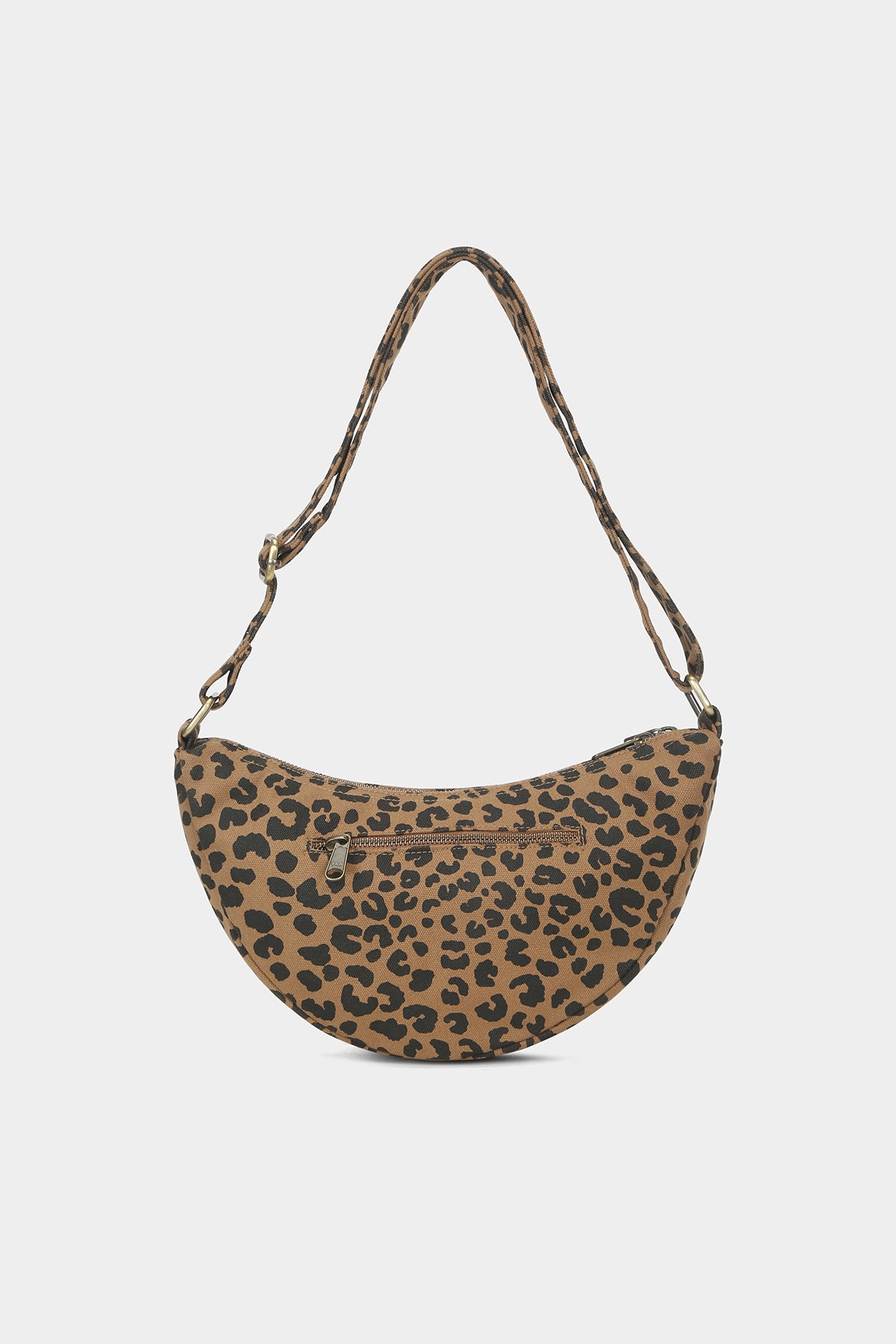 Cinnamon leopard fanny pack / half-moon bag - Andrea 🌈