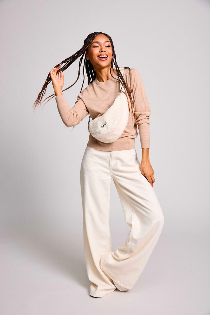 banane andrea teddy arctique hindbag 