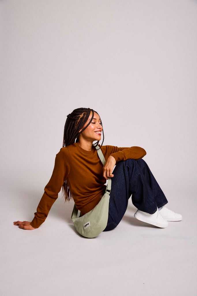 banane andrea vert argile portée femme