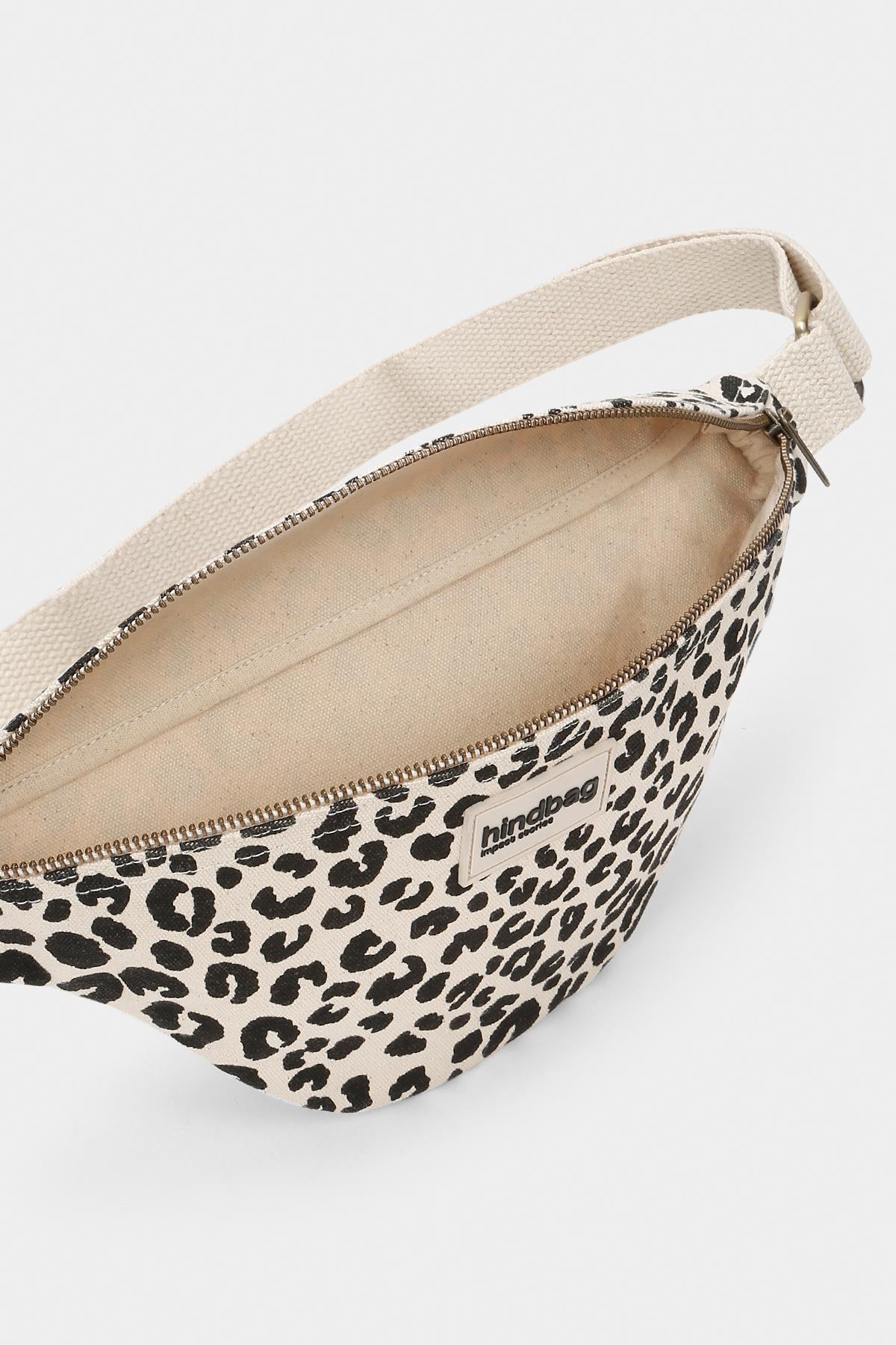 Olivia Leopard off-white Eco-Responsible Organic Cotton Bum Bag