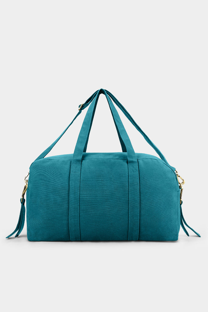 sac basile bleu paon dos