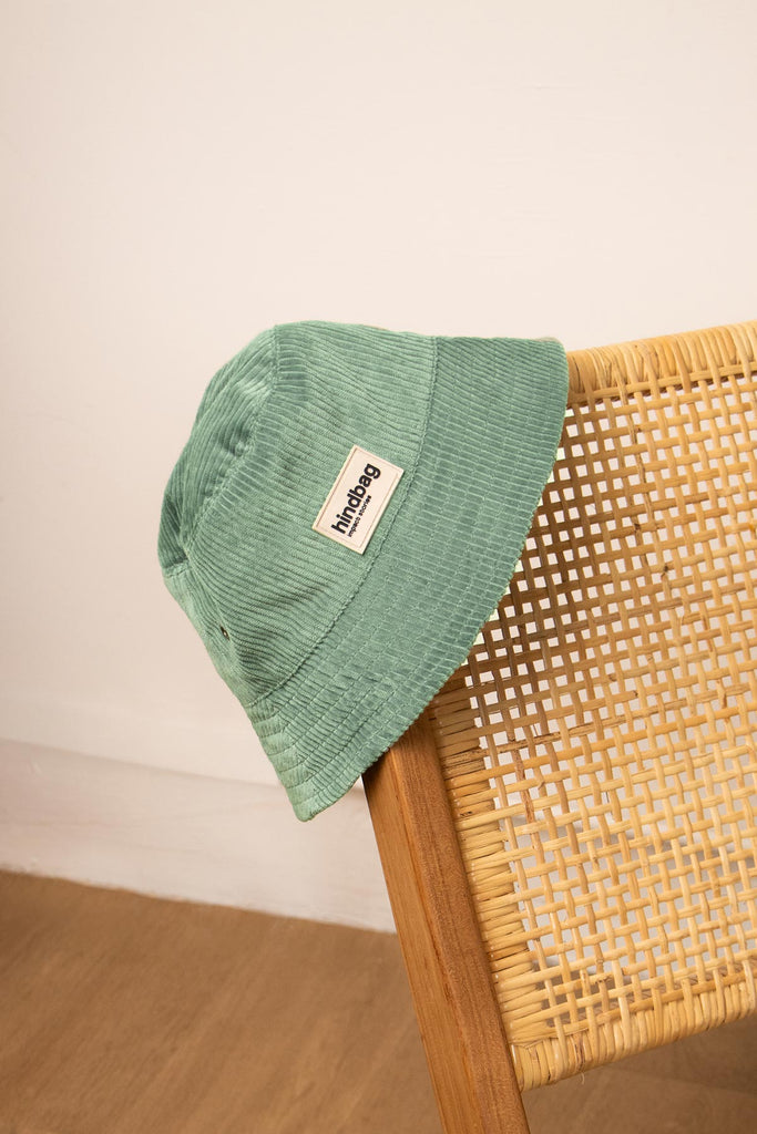 bob velours vert d'eau