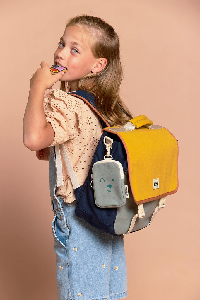 cartable leo tricolore safran fille 