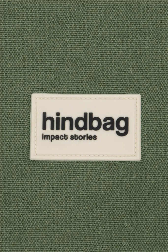 étiquette hindbag olive silicone