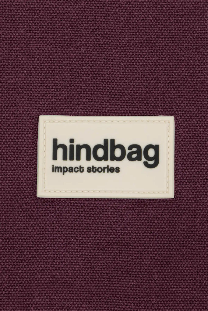étiquette hindbag prune silicone