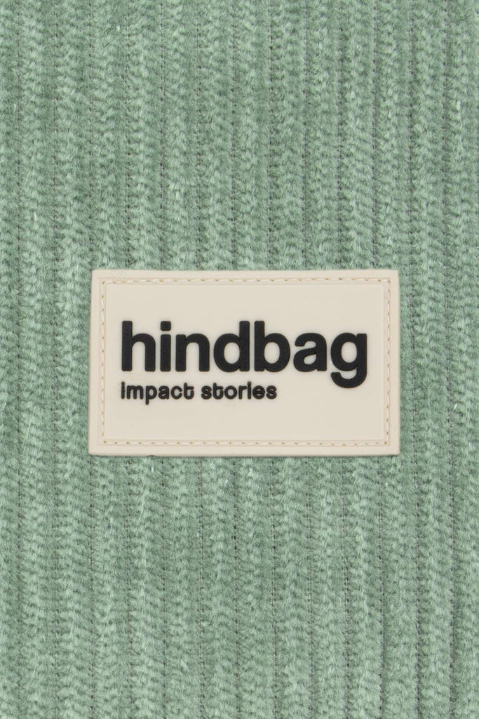 etiquette pvc velours vert d'eau 