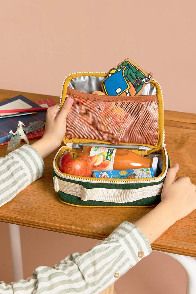 lunchbag elsa tricolore bleu électrique
interieur