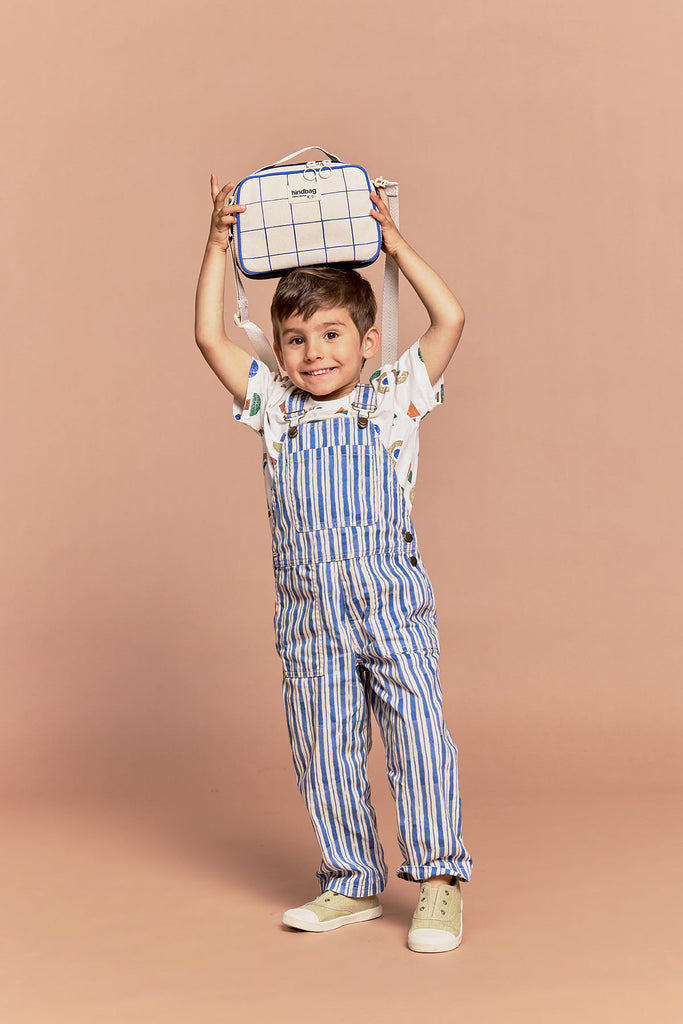 lunchbag elsa tricolore carreaux hindbag