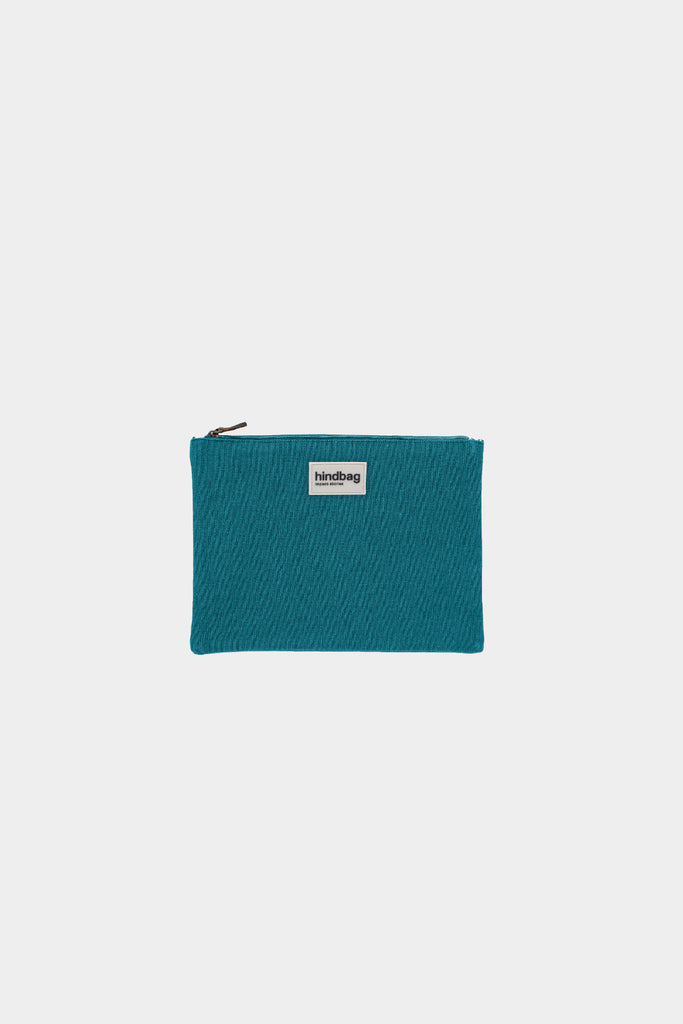 pochette ema bleu paon packshot