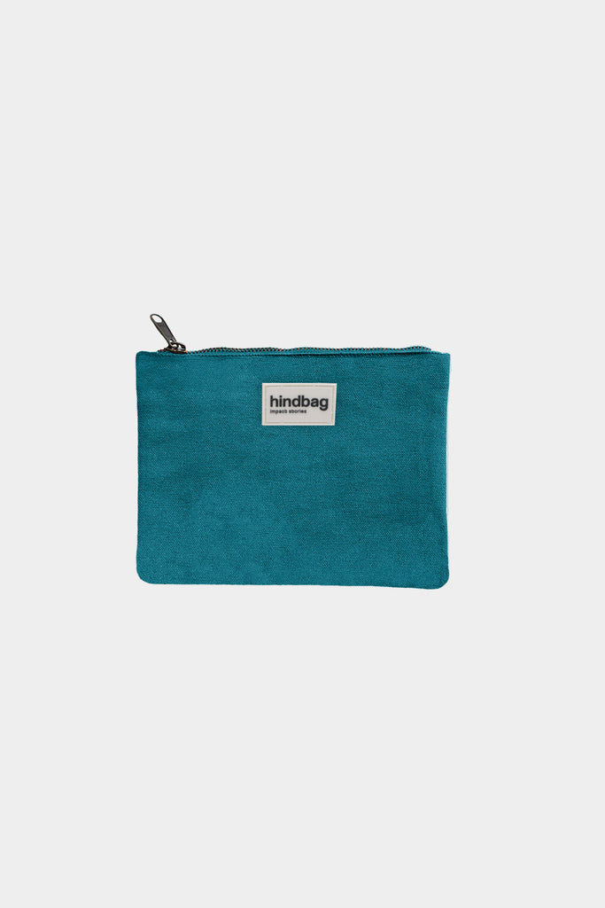 pochette lou bleu paon packshot