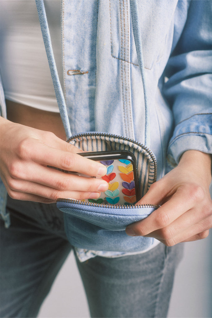 pochette telephone bill denim bleu interieur 