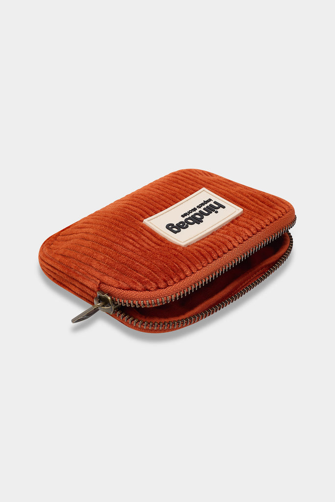 porte monnaie lili velours brique intérieur 