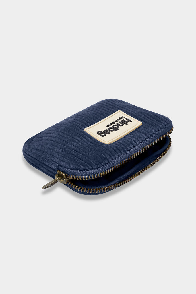 porte monnaie lili velours marine intérieur