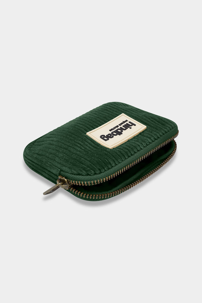 porte monnaie lili velours sapin intérieur 