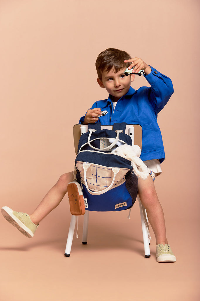 sac arthur tricolore carreaux  interieur hindbag 