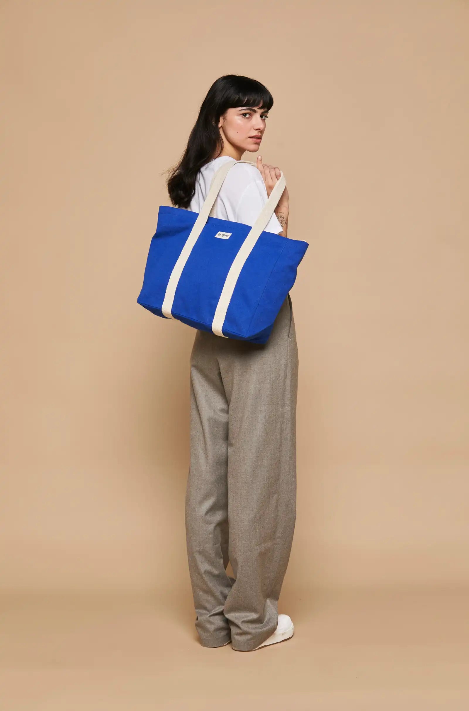 Hortense B. Hewitt #Engaged Tote Bag - Natural Cotton Bag For Bridal Showers, Weddings (14.25" X 13.25") - View #10