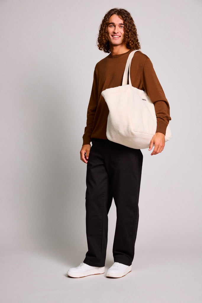 sac cabas claude teddy arctique porté homme