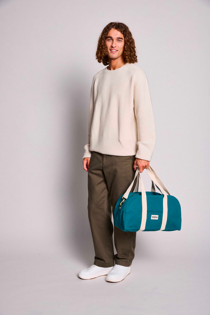 sac charlie bleu paon homme