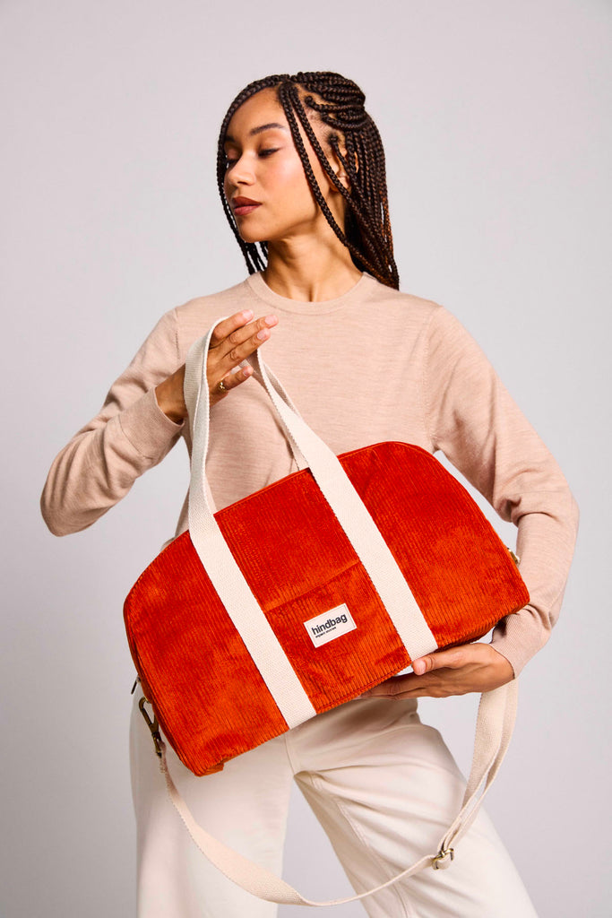 sac charlie velours brique hindbag