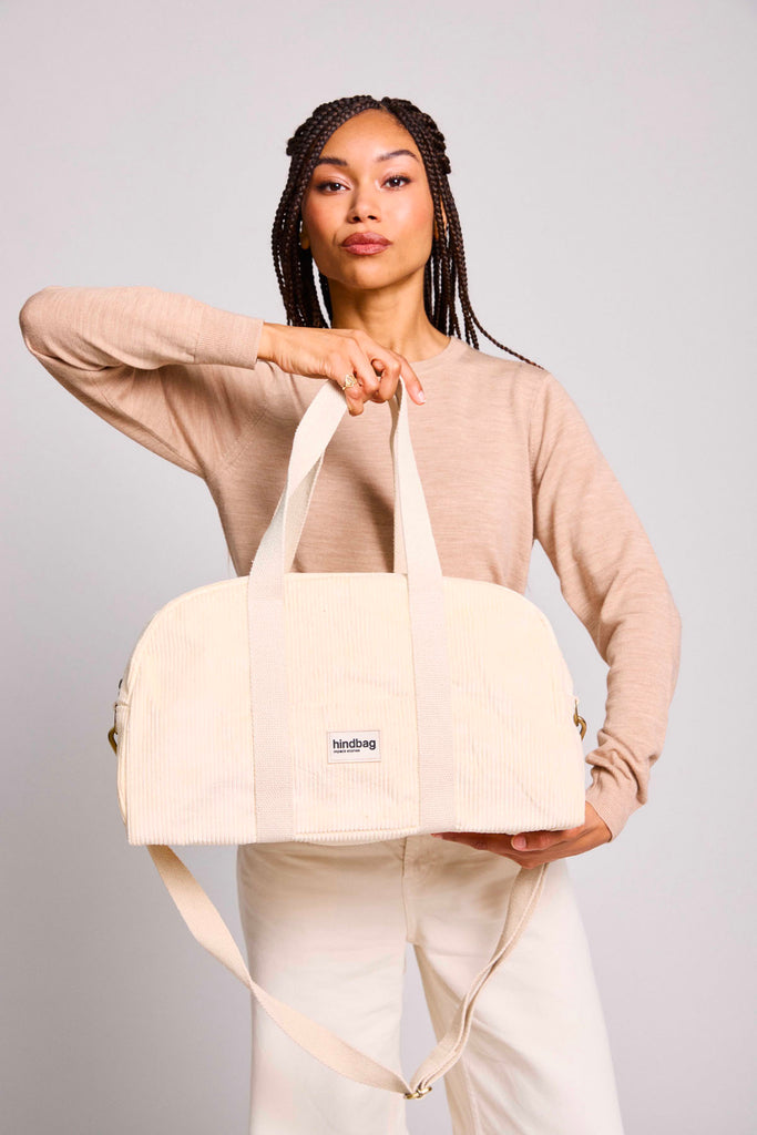 sac charlie velours beige hindbag