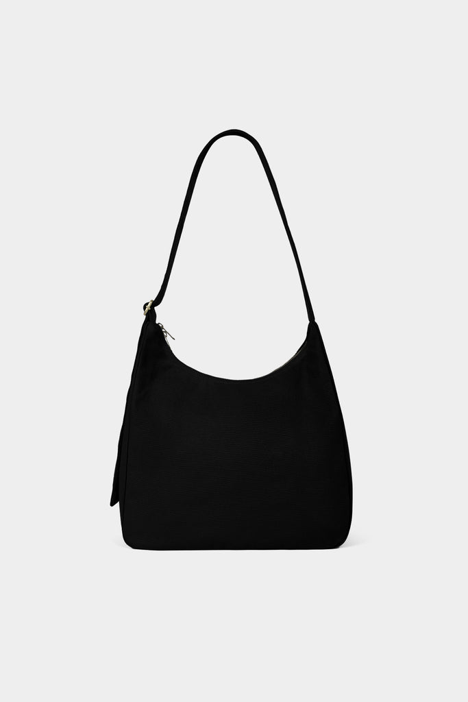 Packshot sac hobo Claire noir de dos