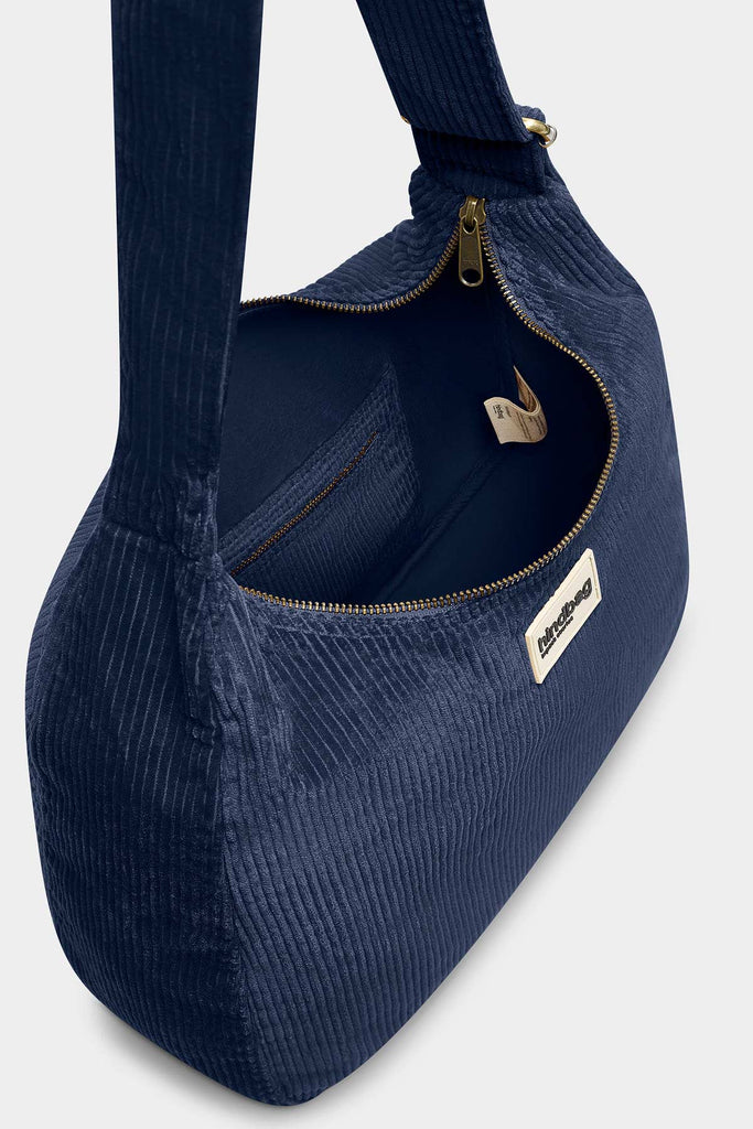 sac claire velours marine intérieur 