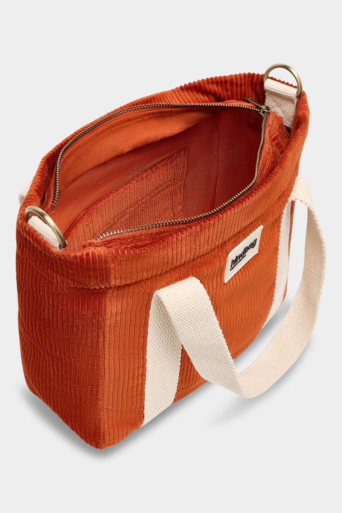 sac louise velours brique intérieur