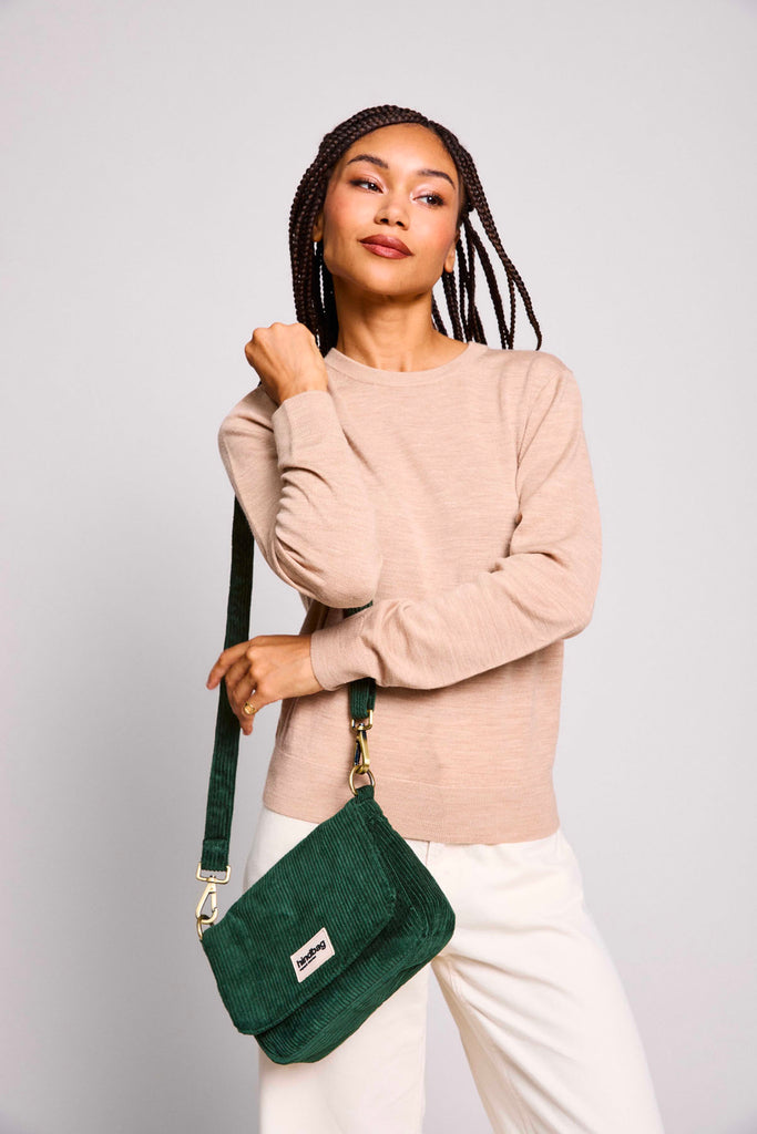 sac margault velours sapin 