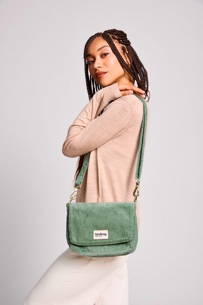 sac margault velours vert d'eau