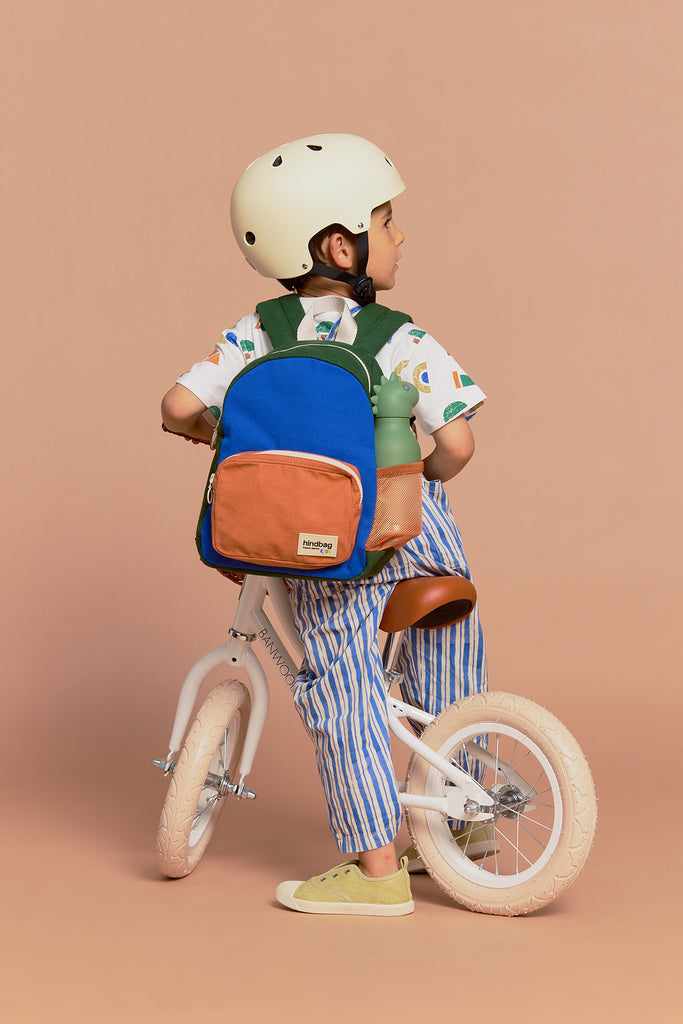 sac romy tricolore bleu électrique hindbag