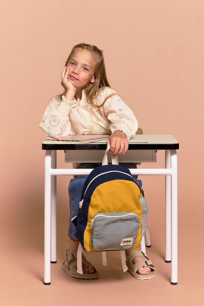 sac romy tricolore safran hindbag