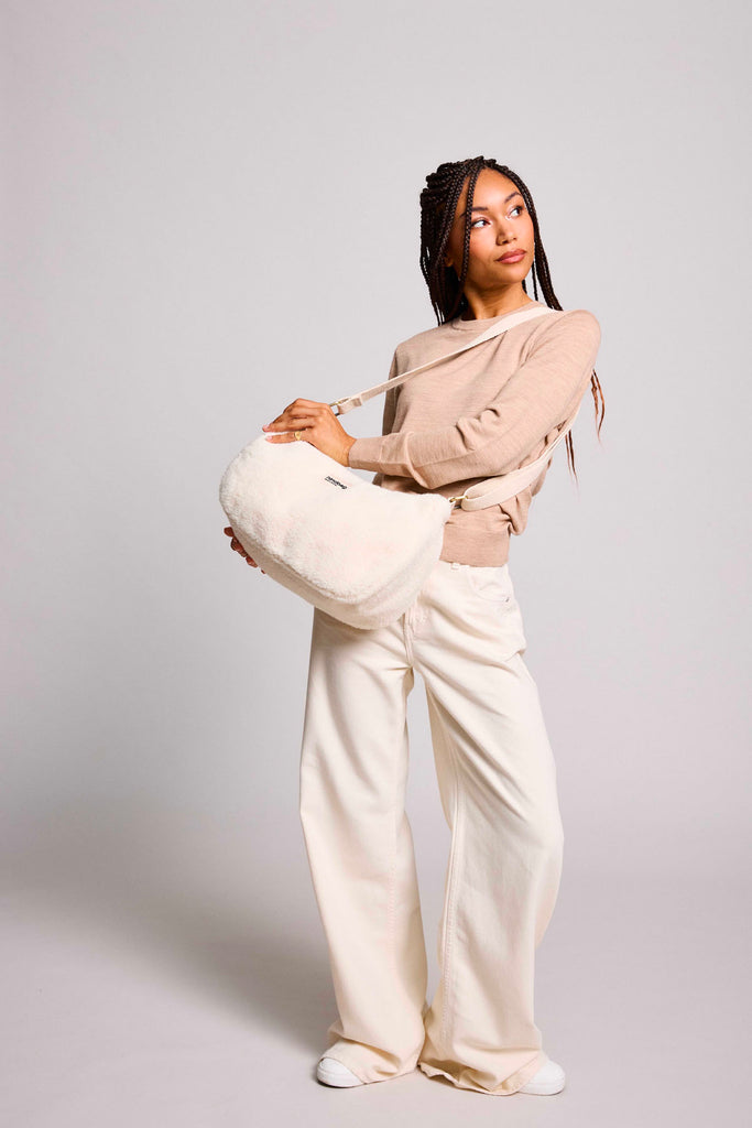 sac rosa teddy arctique hindbag