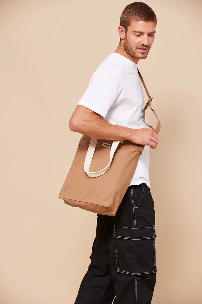 Shopper Tote Bag mit Steckfachern Beige Paul
