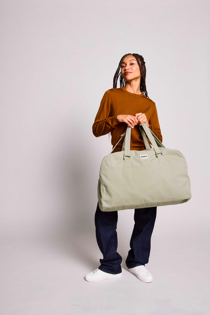 sac yves vert argile femme face