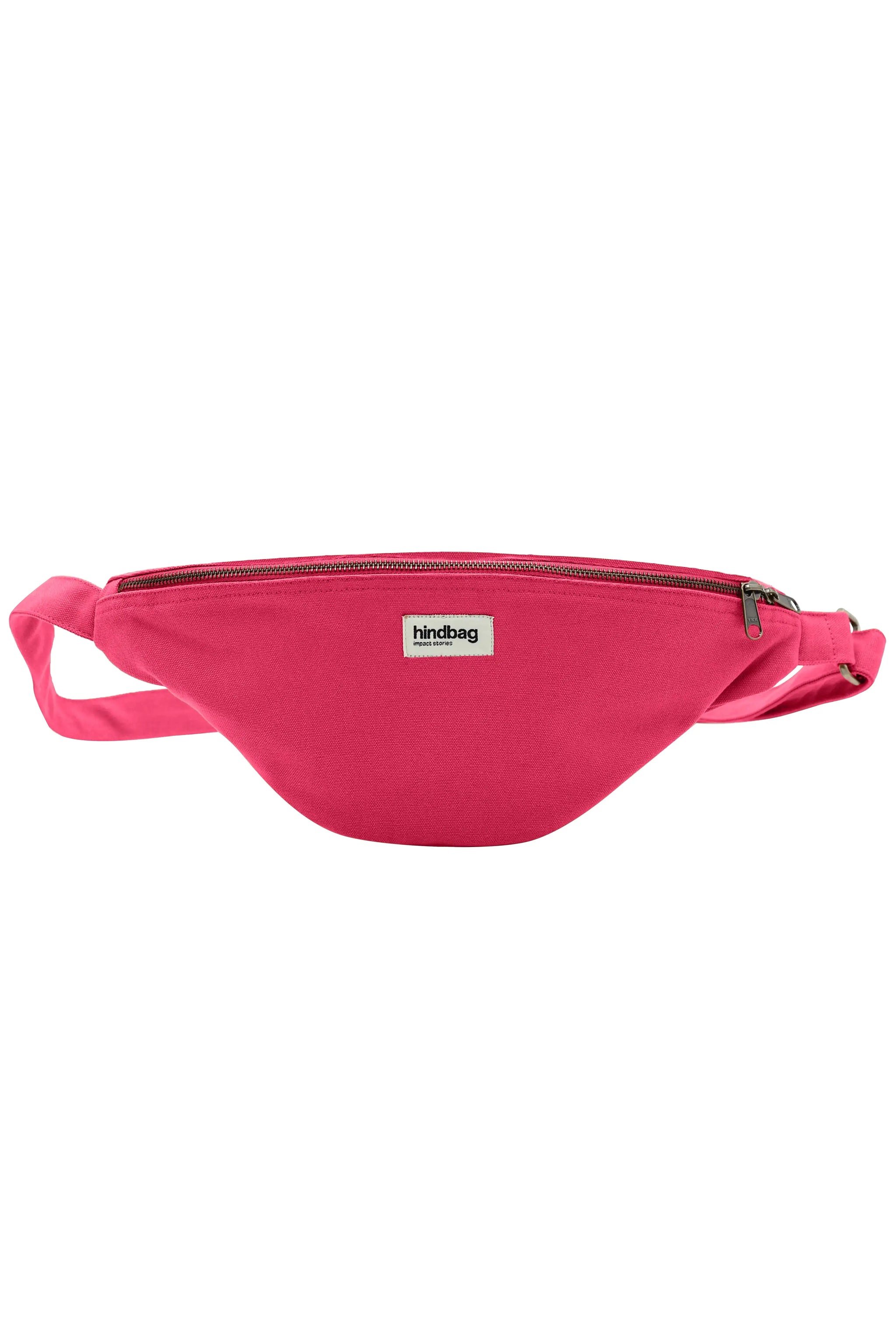 Large Sasha Fanny Pack Pink Fuchsia Organic Cotton Hindbag