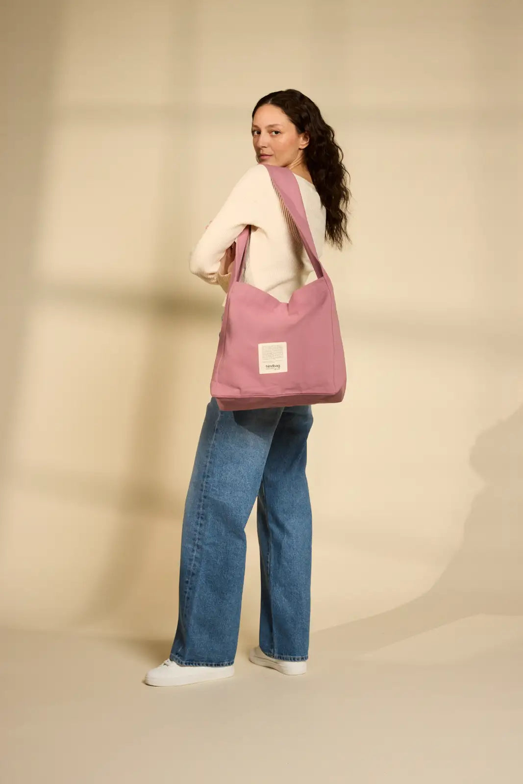 Sunita Blush Pink Hobo Bag