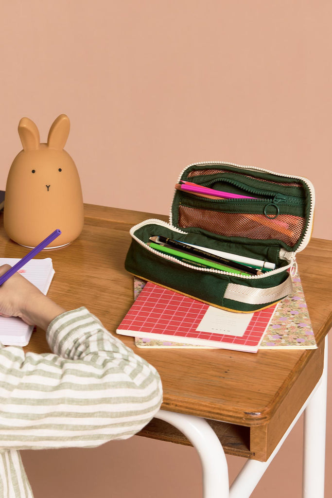 trousse max tricolore bleu électrique intérieur