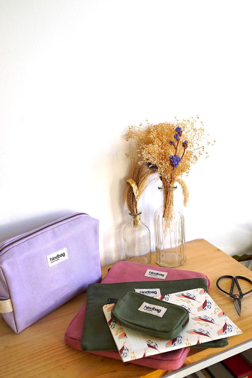 Petit porte-monnaie avec fermeture éclair Olive