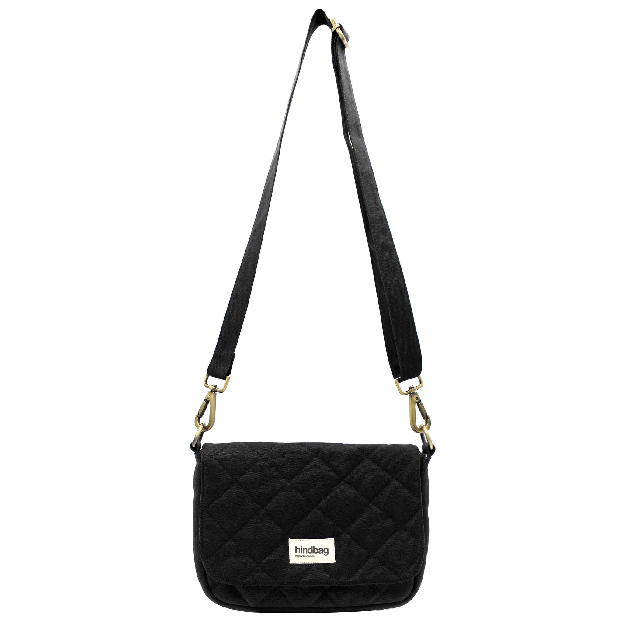 Sac a main matelasse noir