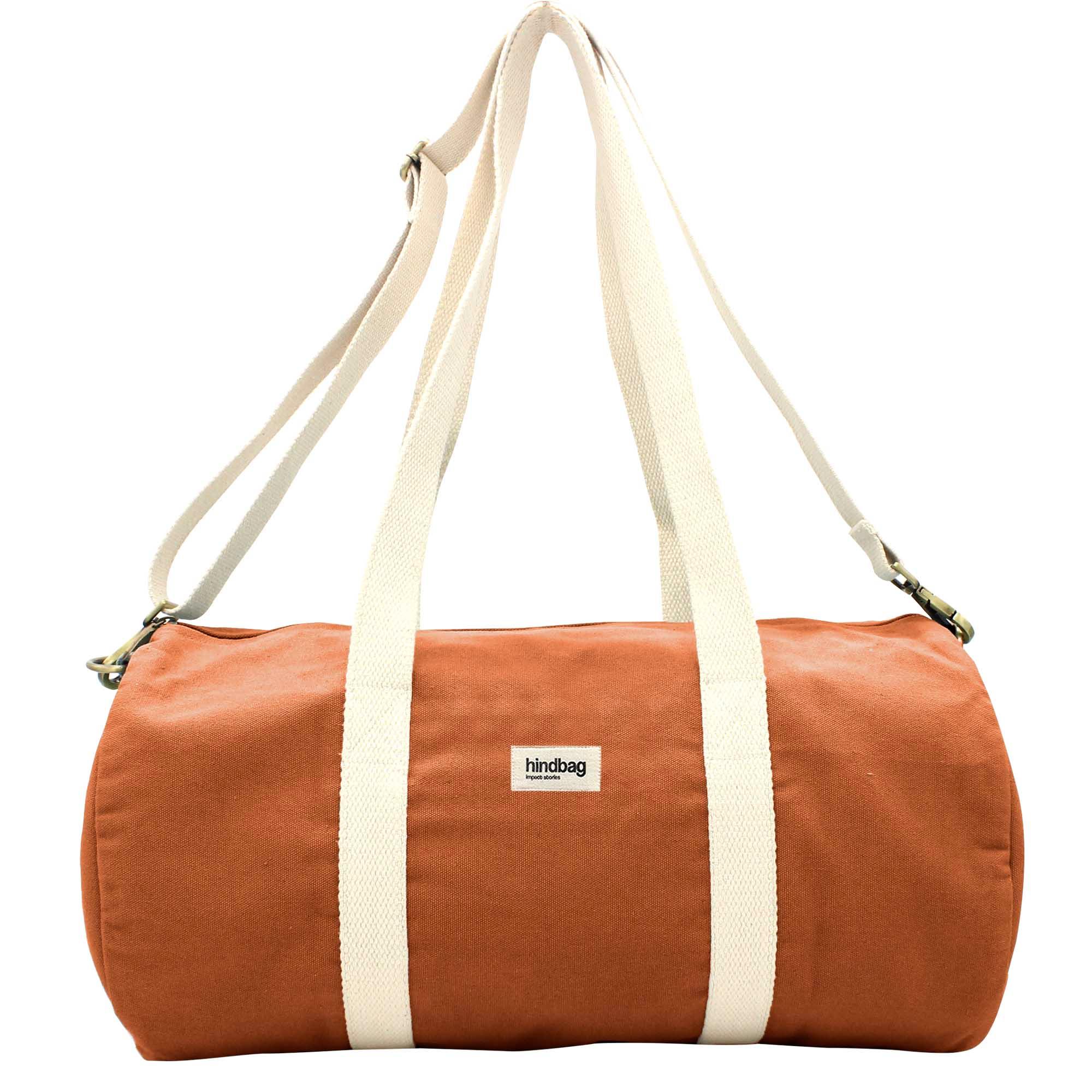 Simon Sport Duffel Bag Orange Siena Organic Cotton Hindbag
